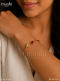 Carnelian Moon Cuff