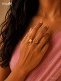 Petal & Pearl Carnelian Ring