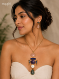 Twin Parrot Jewellery Set