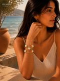 Moonstone Raw 3 Layer Bracelet