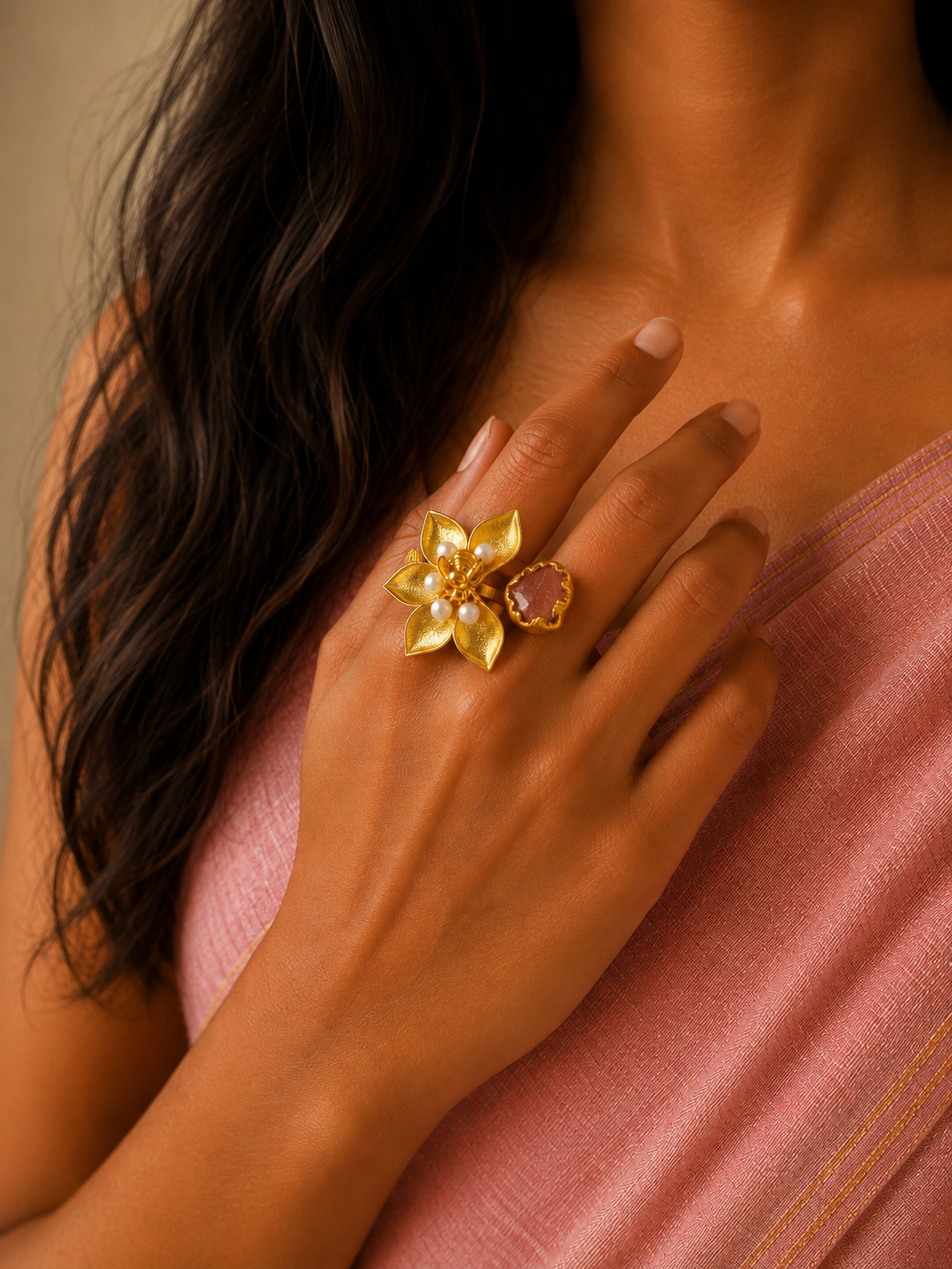 Queen Bee Carnelian Ring