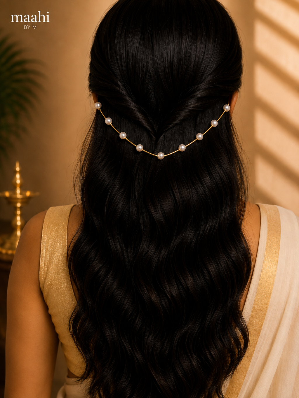 Pearl Cascade Hair Jewellery