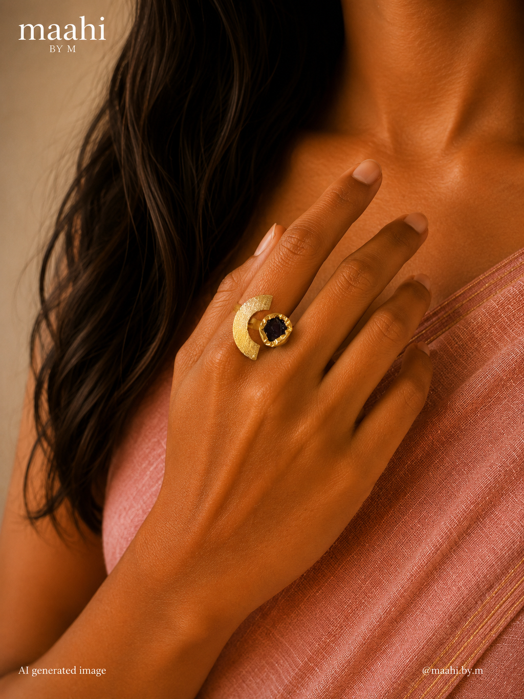 Amethyst Eclipse Ring