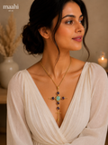 The Amazonite Cross Pendant