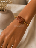 Red Jasper wire cuff