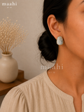 Moonstone Rough Shape Studs