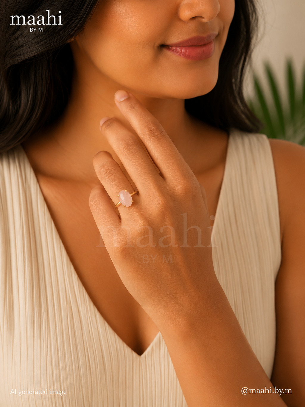 Rose Quartz Ring