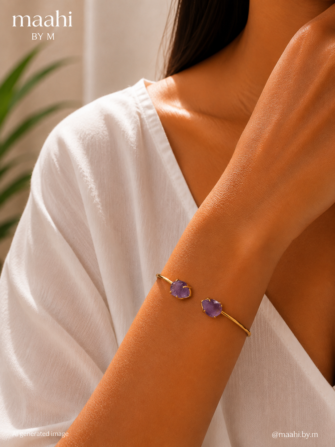 Amethyst Etherel Cuff
