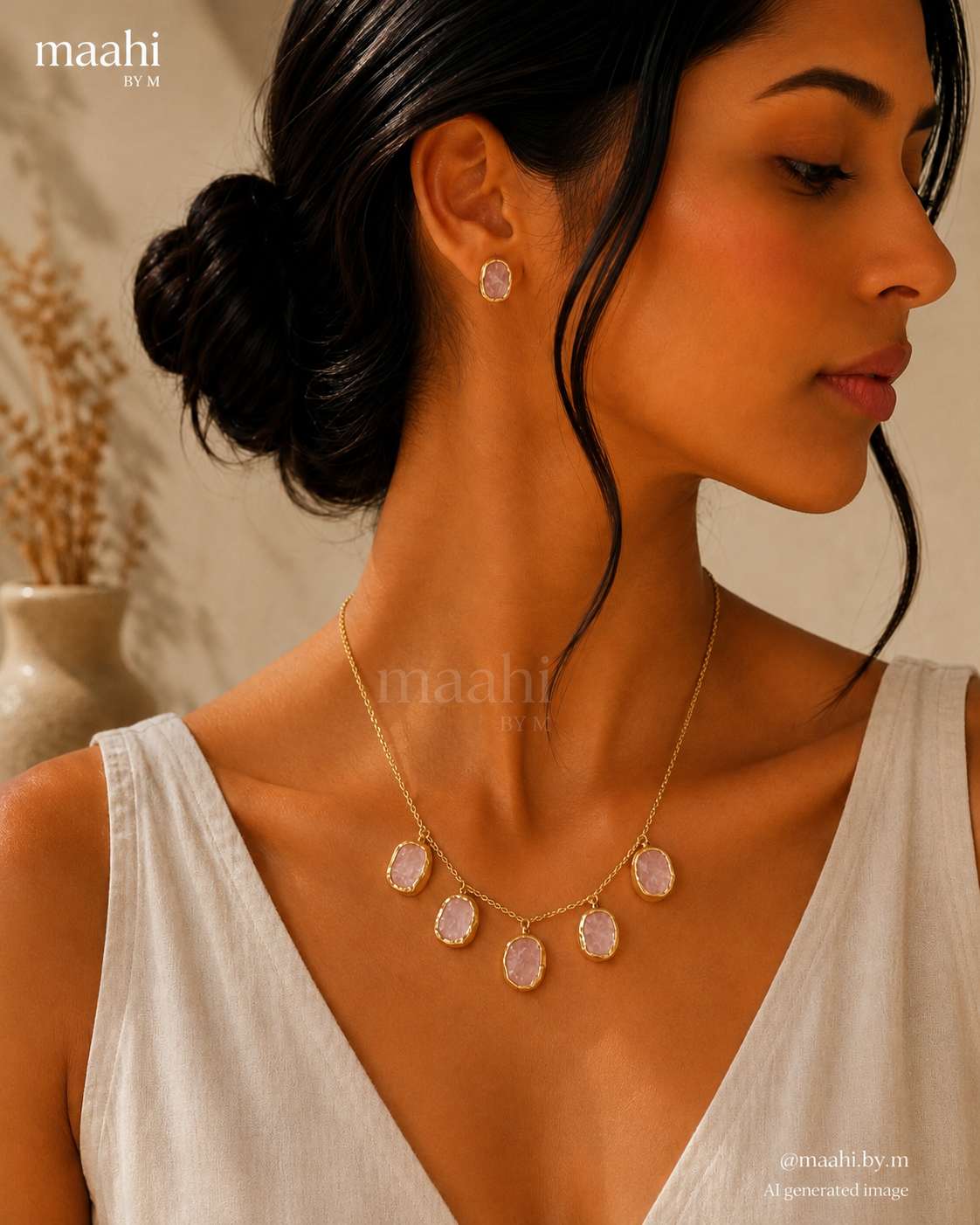 Rose Quartz Harmony Necklace