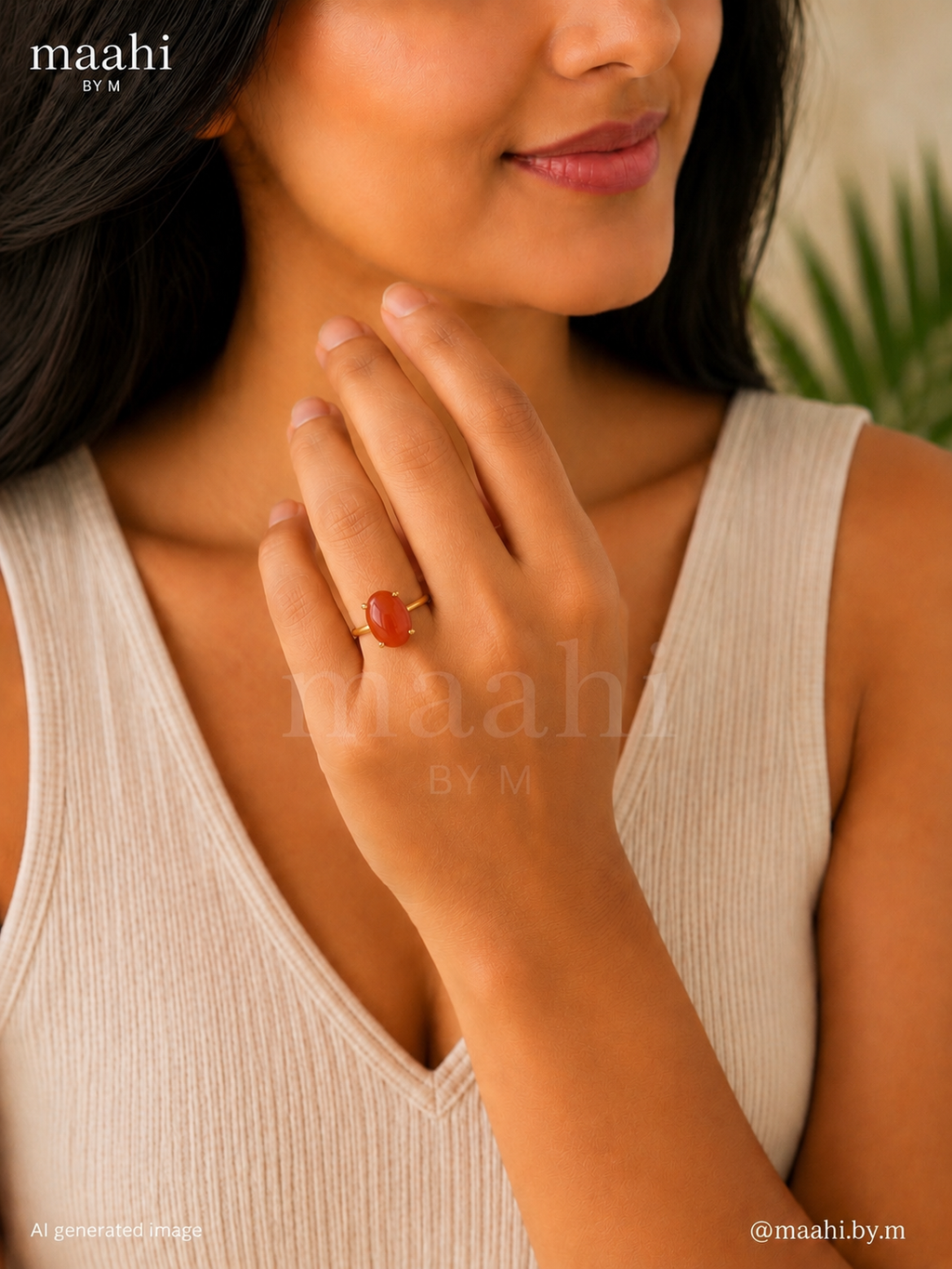 Dark Carnelian Ring