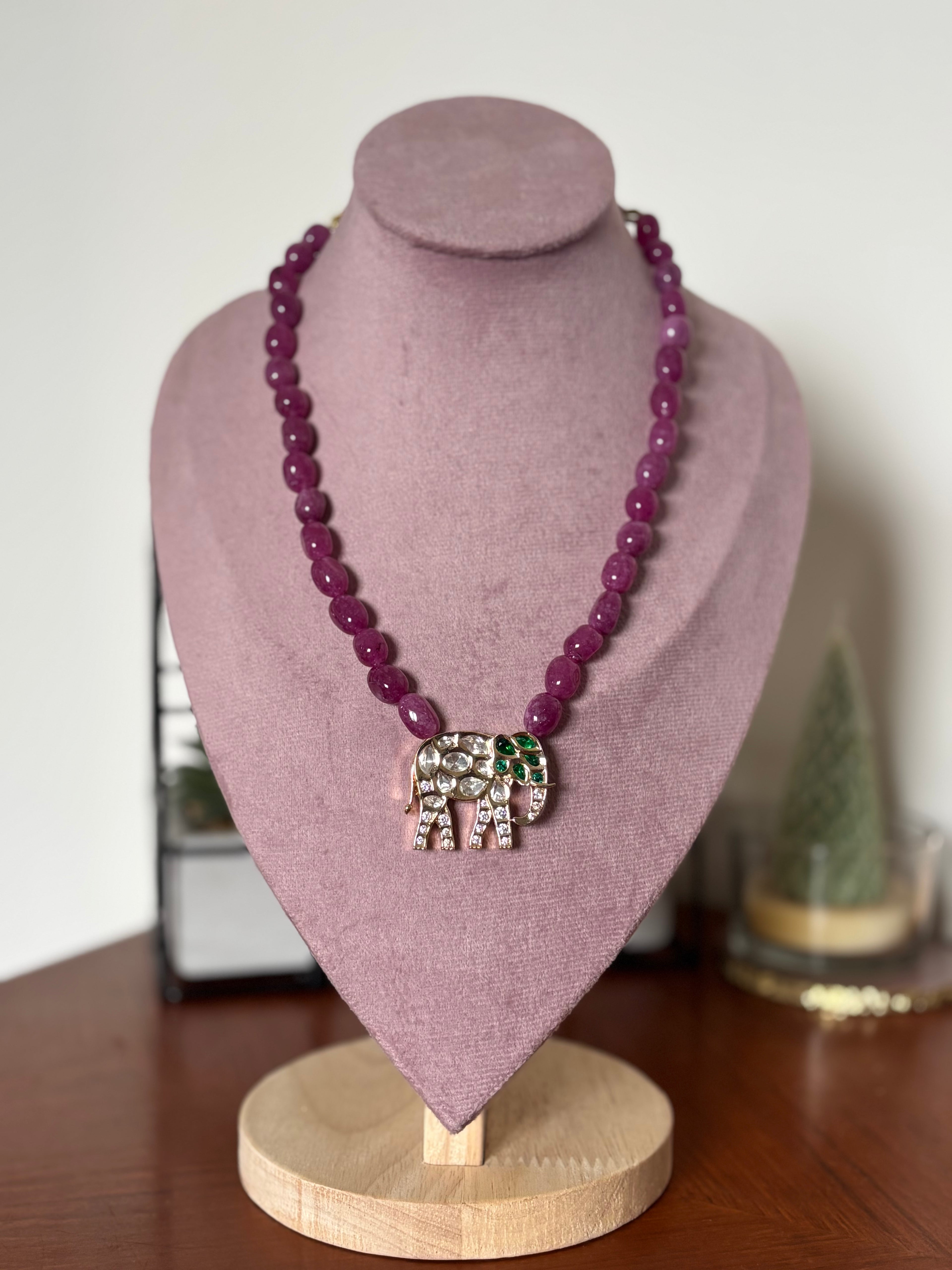 Dark Pink Royal Elephant