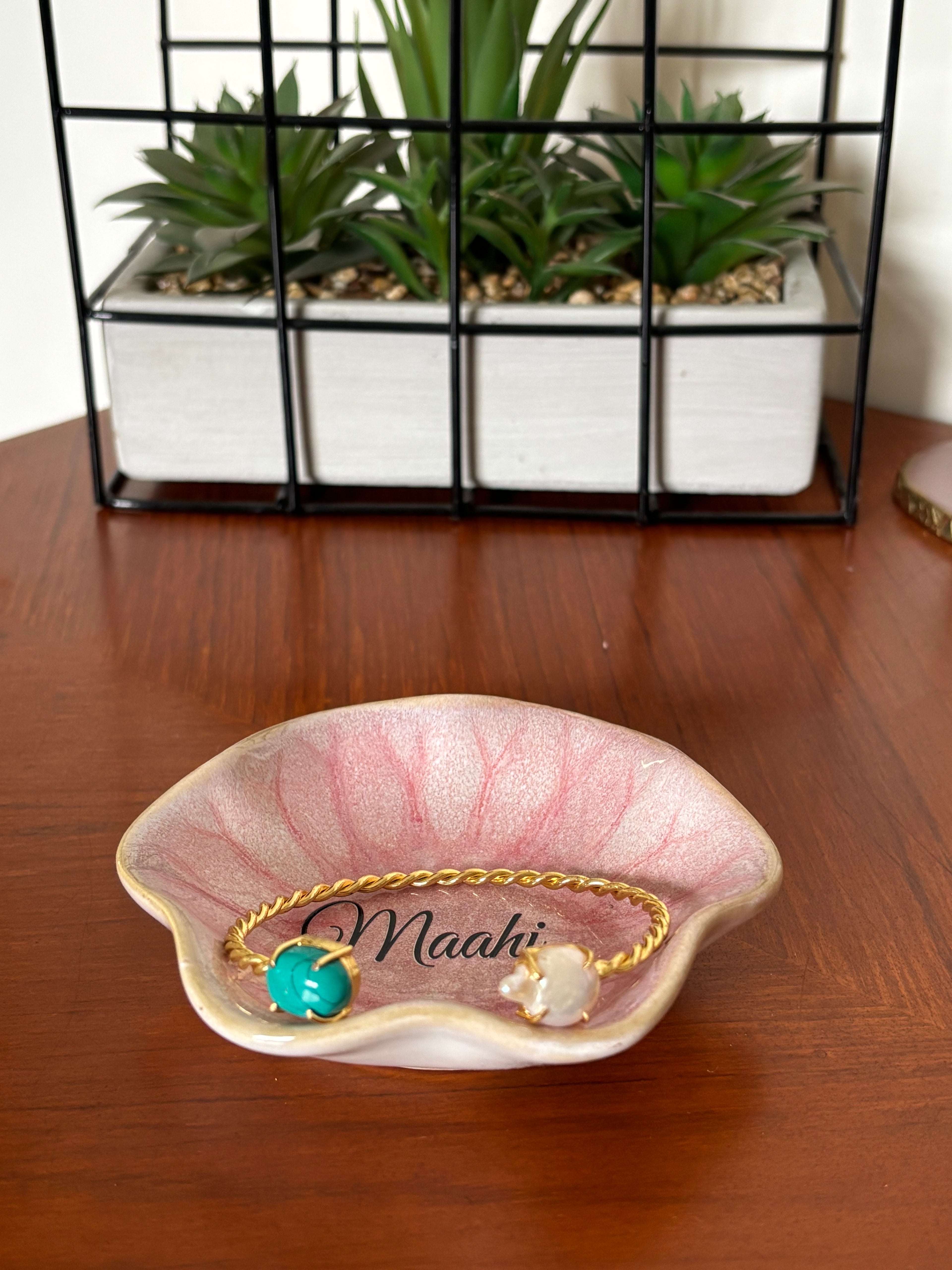 Turquoise Pearl Thread Cuff