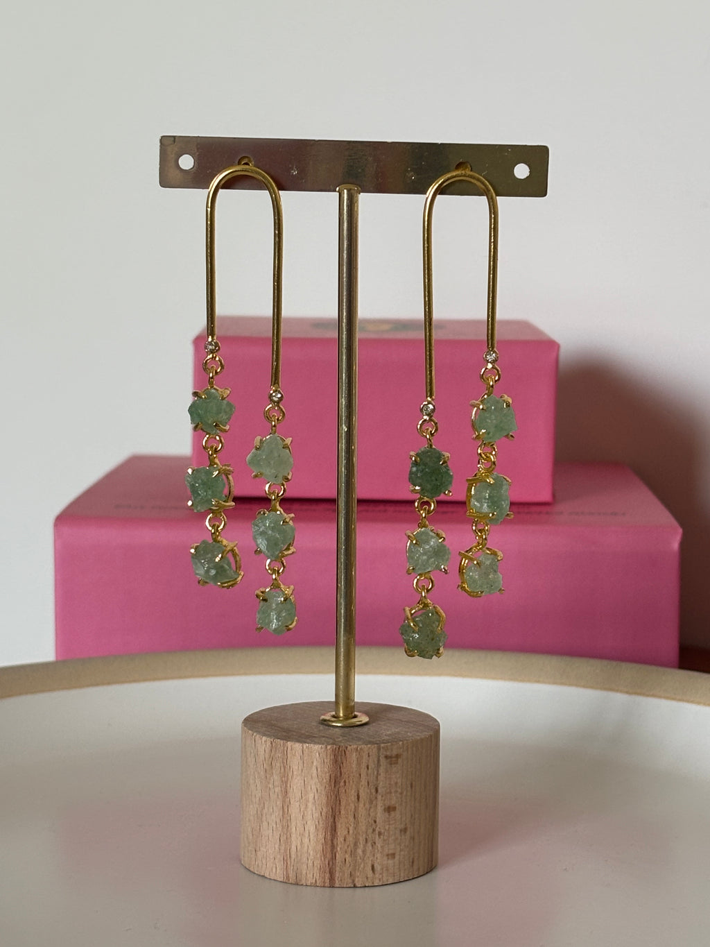 Green Aventurine Cascade Drops