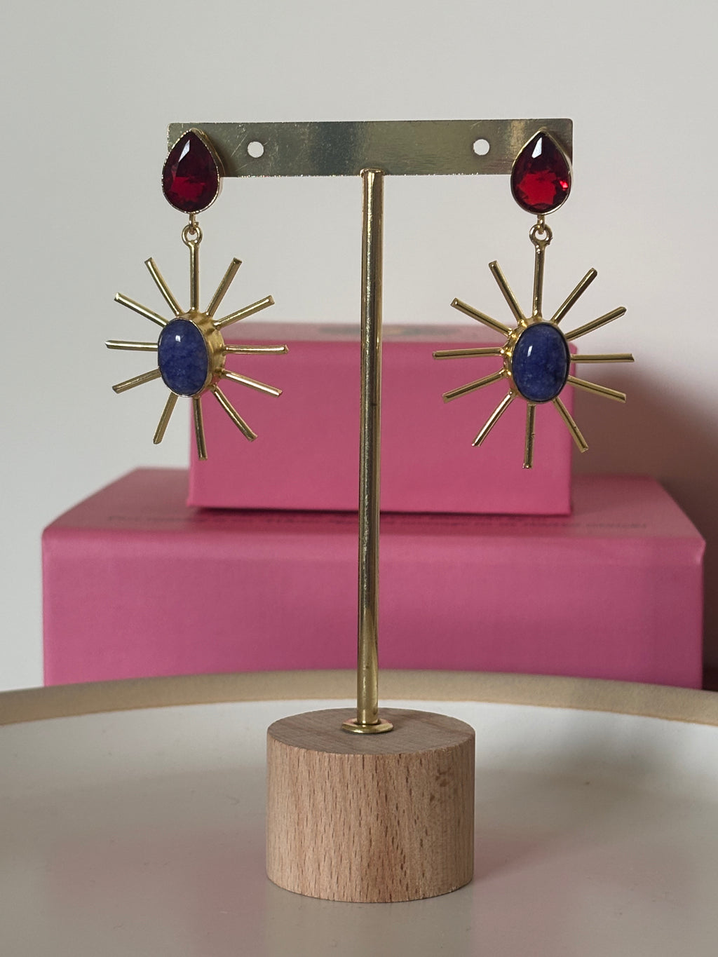 Lapis Aurora Earings