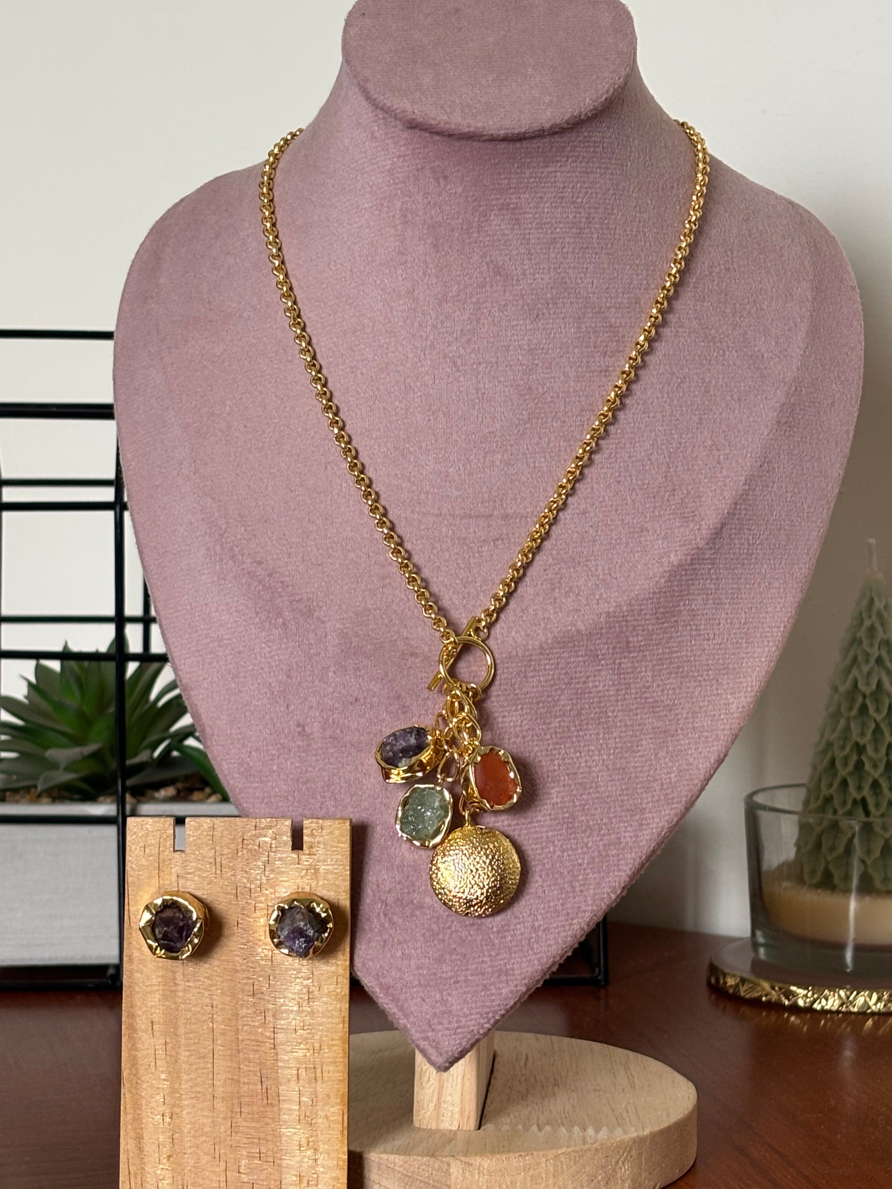 Gem Cluster Pendant