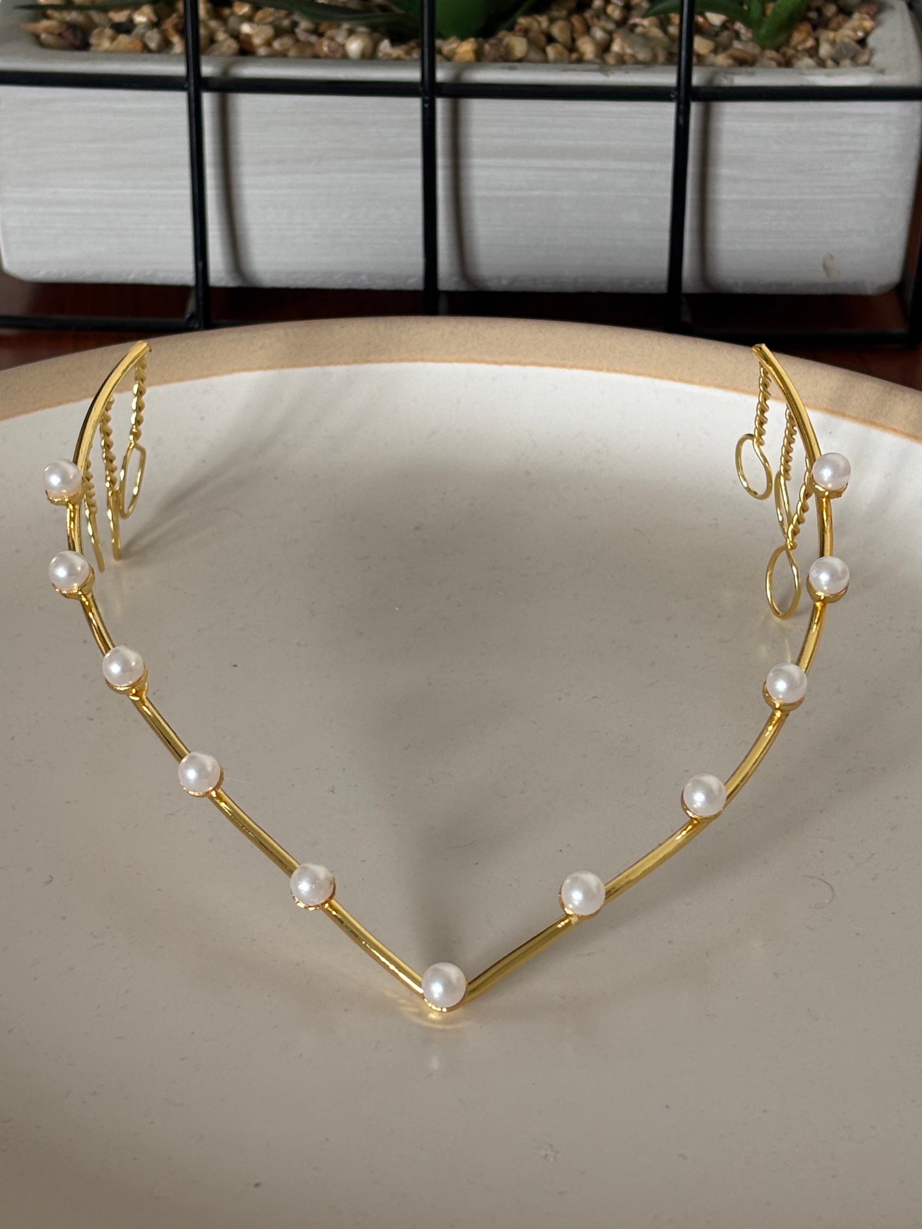 Pearl Cascade Hair Jewellery
