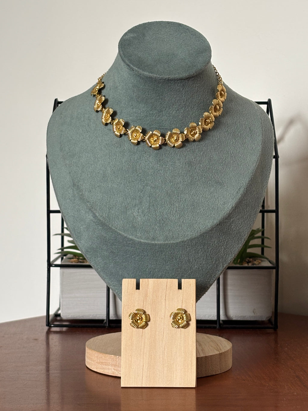 Flower Jewellery Set