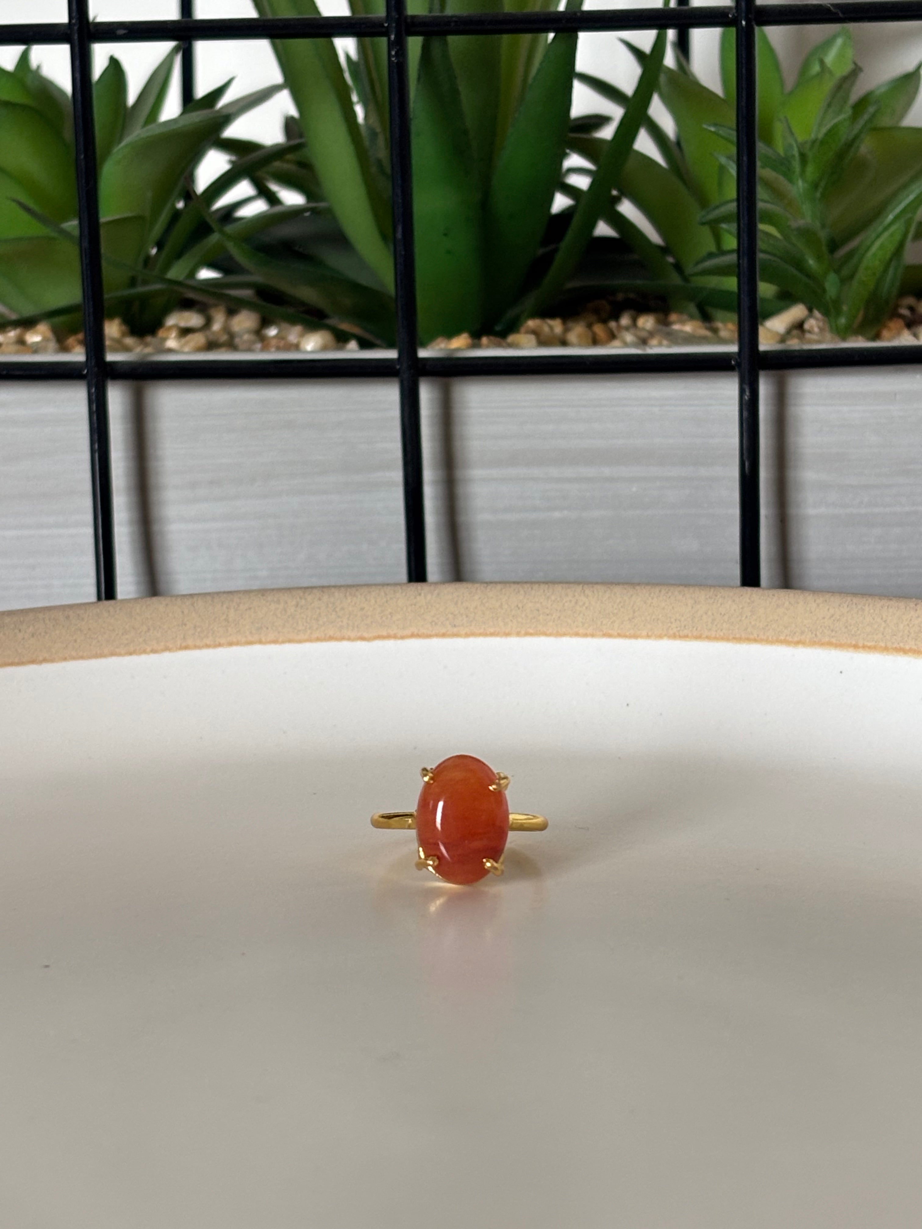 Dark Carnelian Ring