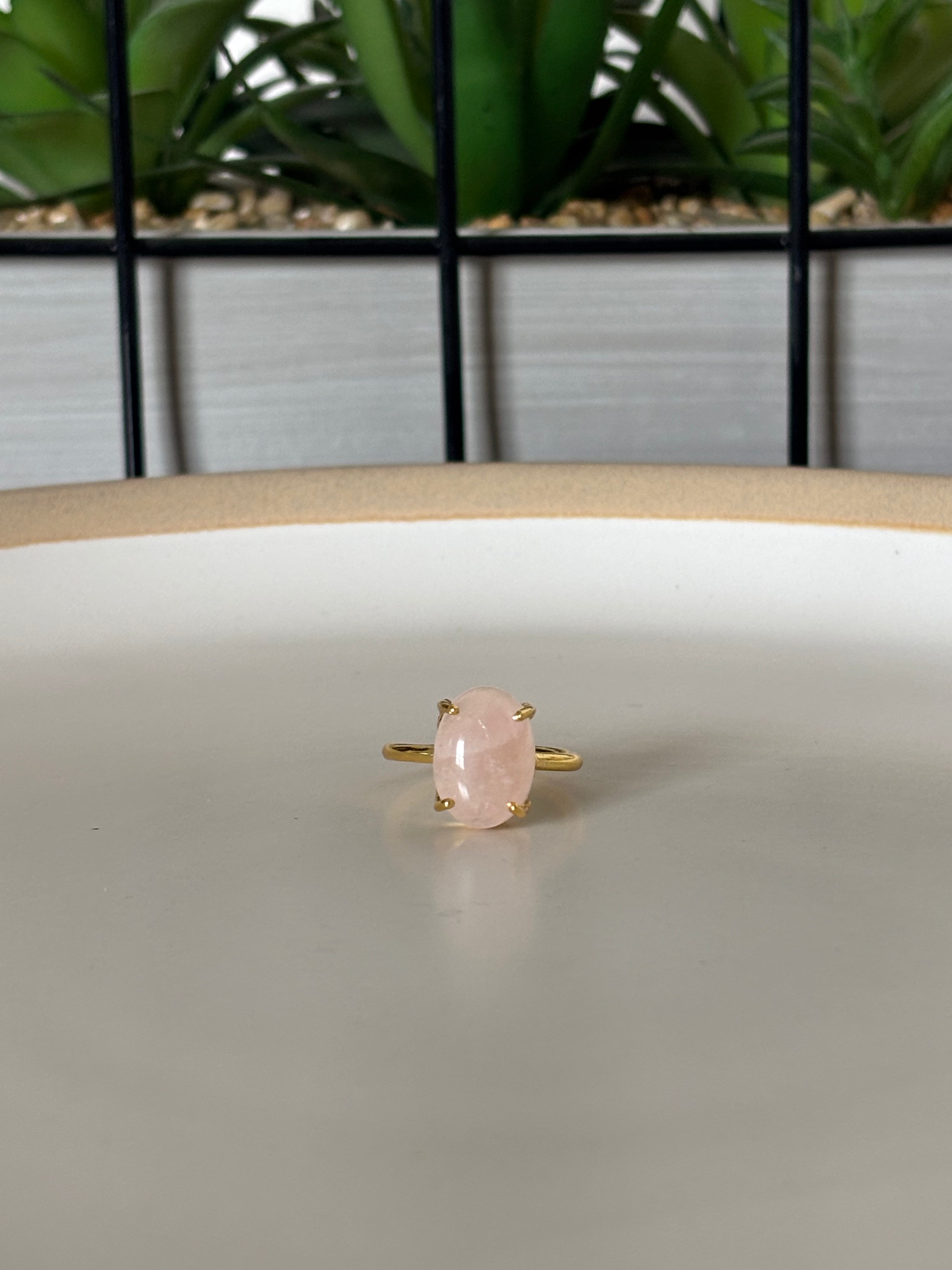 Rose Quartz Ring