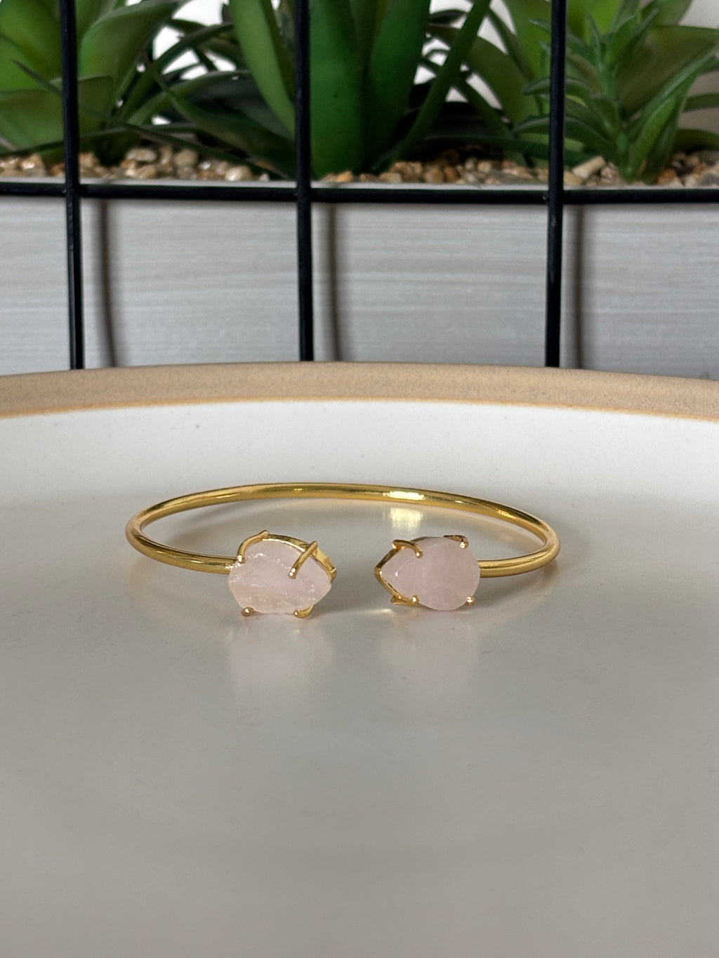 Rose Quartz Ethereal Cuff