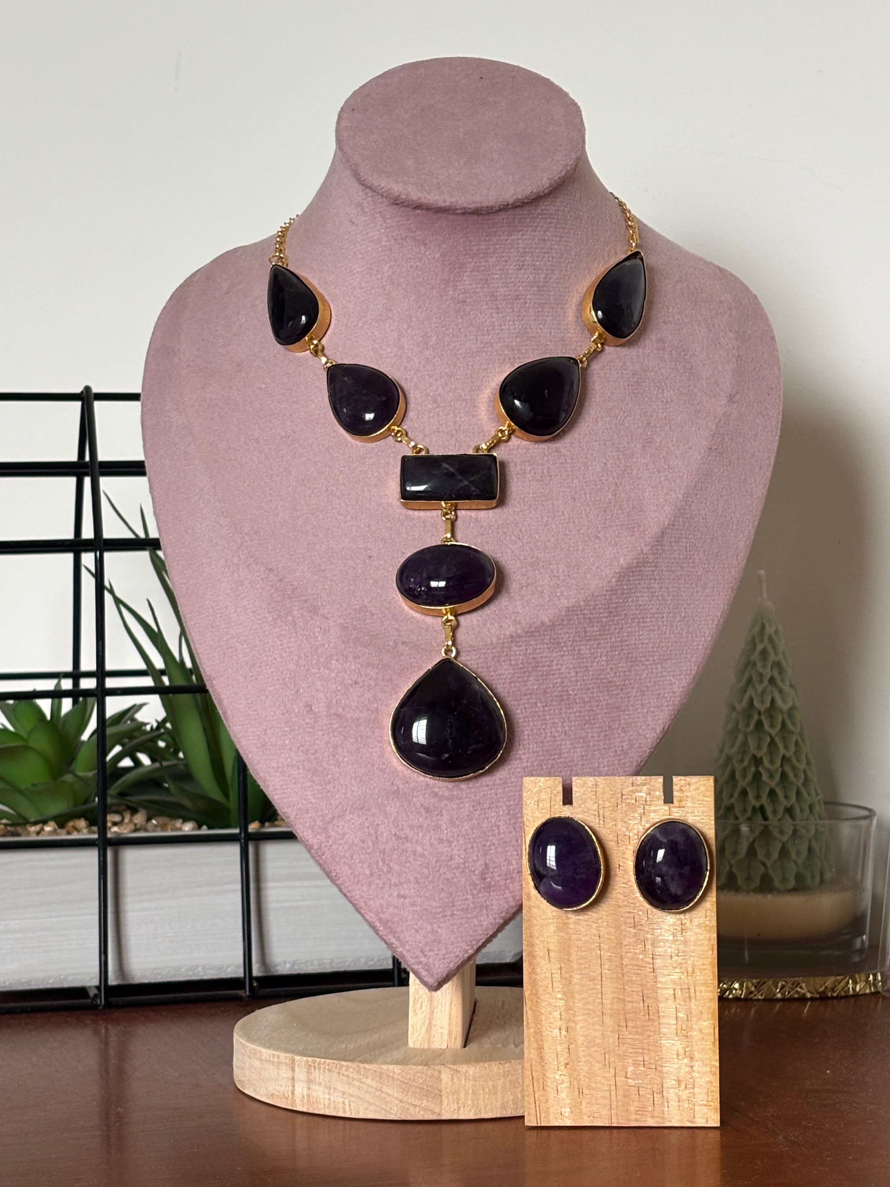 Amethyst Aura Necklace