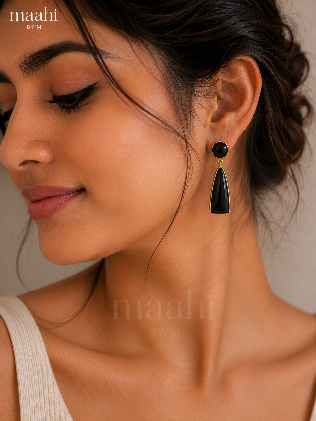 Black Onyx Muse Earrings